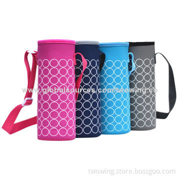 Neoprene bottle bag, can fix 500 and 350ml bottle, suitable for promotional purposes